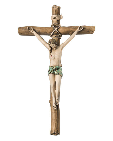 Krzyż klasyczny malowany